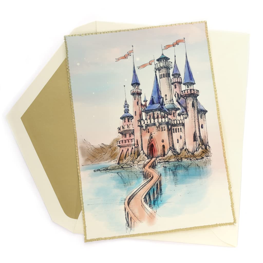 Vintage Castle Clear Stamps - Silicone Stamps For Card Making And Scrapbooking