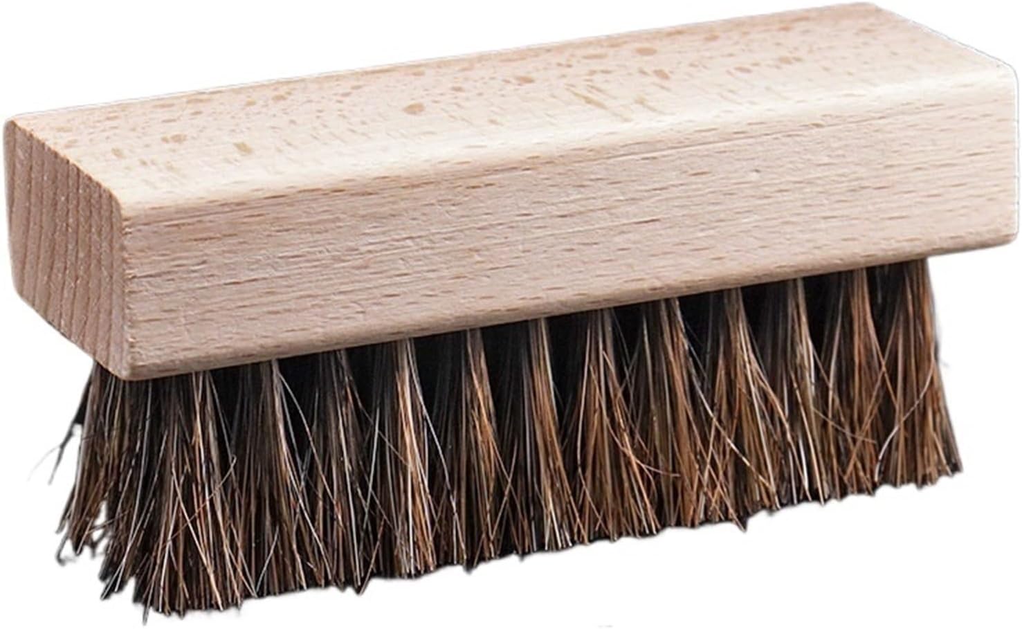 Horse Hair Shoe Brushes 4pcs Multifunctional Cleaning Tools of Laundry Brush and Shoe Brush
