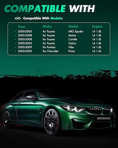 Miniatura 7 de SCITOO Paquete de bobinas de encendido para Toyota MR2 Spyder 1.8L 2000-2005 para Toyota Matrix 1.8L 2003-2008 para Toyota para Corolla 1.8L