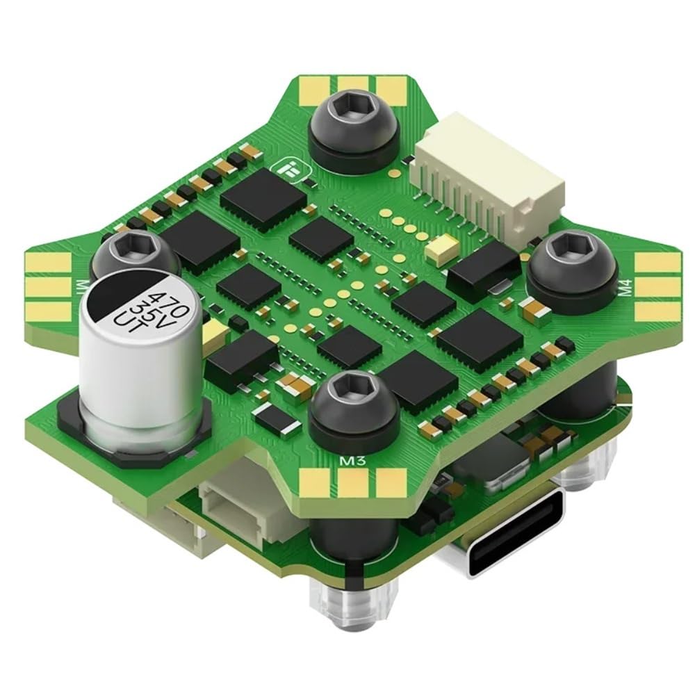 BLITZ ATF435 kontroler lotu z E55S 4w1 ESC 2-6S 5,8 GHz 600 mW VTX regulowany odpowiedni do części dronów RC FPV (5,8 GHz 600 mW VTX)