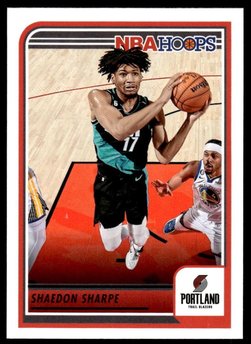 Amazon.com: 2023-24 NBA Hoops #166 Shaedon Sharpe Portland