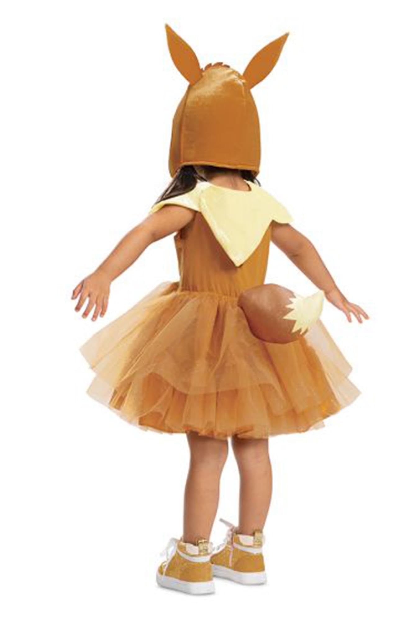 DISGUISE 192995112308 EEVEE TUTU TODDLER DRESS Pokemon akcesoria, brązowy, jeden rozmiar