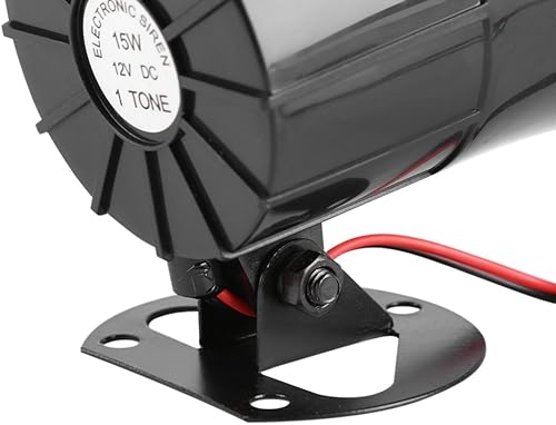 Miniatura 6 de TOPINCN Bocina de sonido de alarma con cable, alarma de emergencia clara de 110 dB con soporte para sistema de seguridad en el hogar