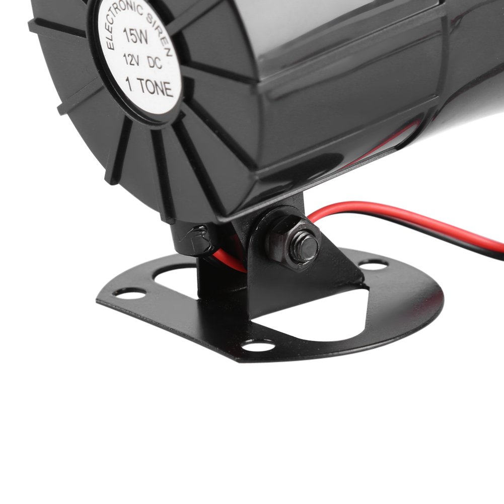 Wired Alarm Siren Horn Stand Wired Alarm Loud Horn Security Siren Home Security System for Houses Apartments Offices, Dc12v 15w