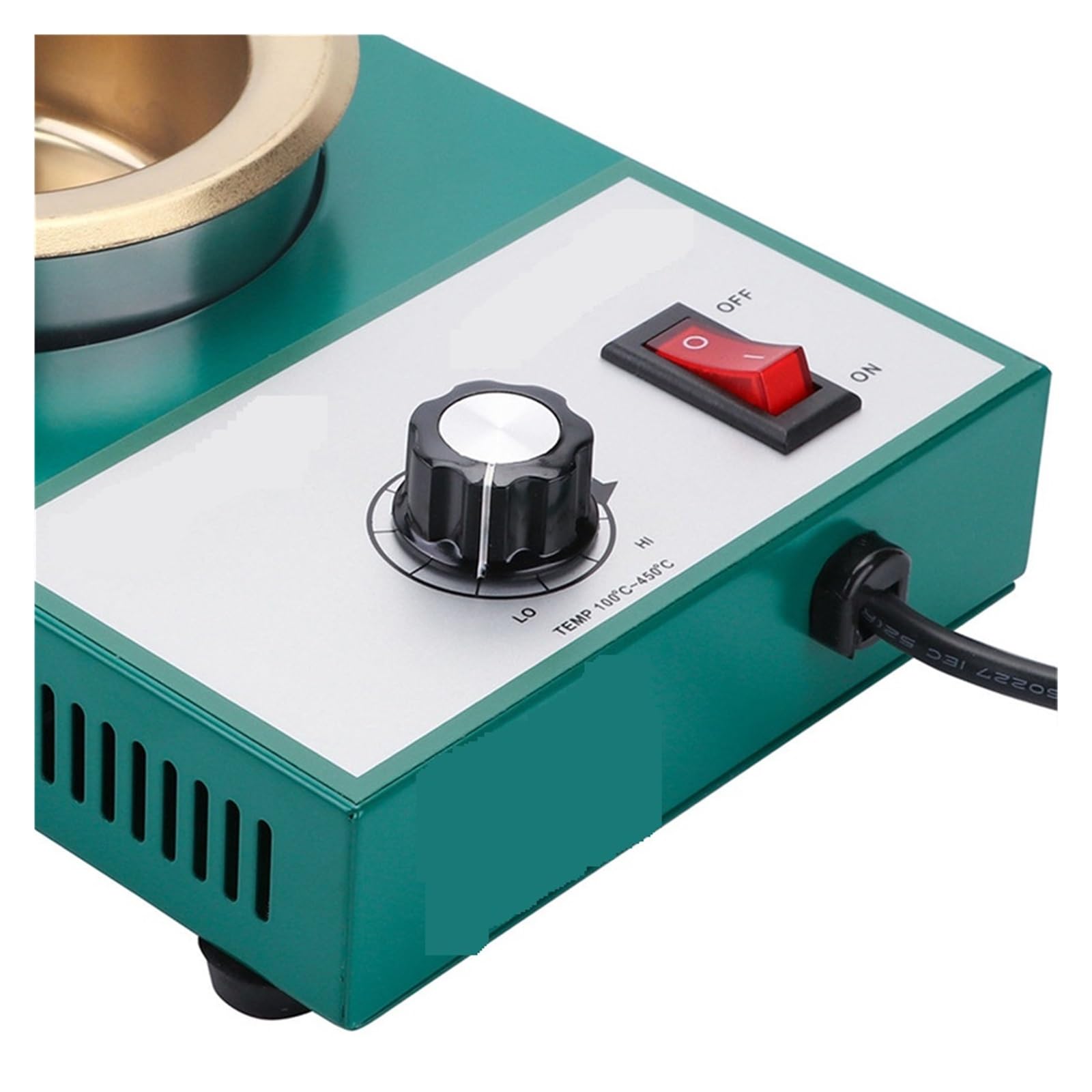 SS-554H 300W Crisol de Soldadura con Control de Temperatura 2,2 kg Latas de estaño de fundente de fusión