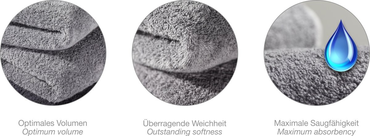 Möve Superwuschel Badteppich 60 x 60 cm aus 100% Baumwolle – Bild 5