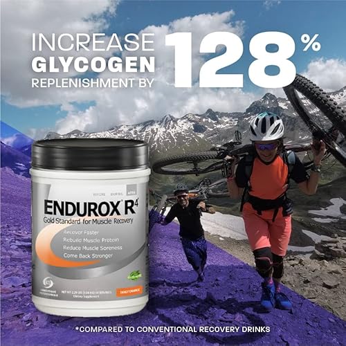 Pacifichealth Endurox R4, Post Workout Recovery Drink Mix With Protein, Carbs, Electrolytes And Antioxidants For Superior Muscle Recovery, Net Wt. 4.56 Lb, 28 Serving (Chocolate) #TOP3