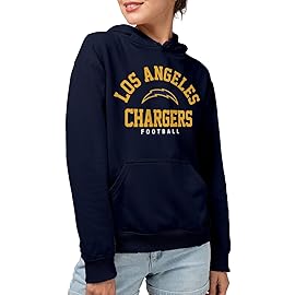 Junk Food Clothing x NFL - Los Angeles Chargers - Classic Team Logo - Unisex Adult Pullover Fleece Hoodie for Men and Women - Size X-Large