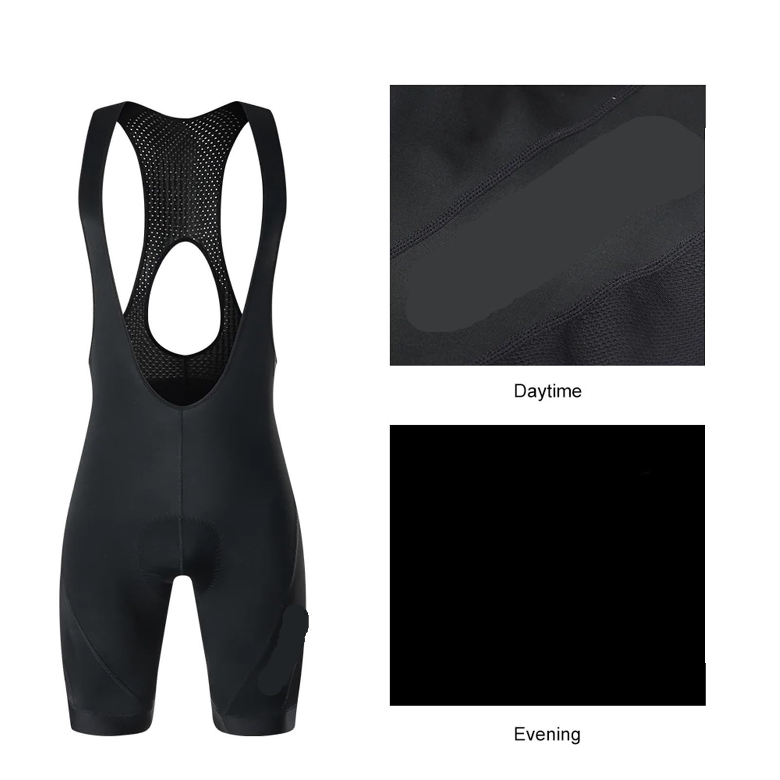 Pantaloncini Da Ciclismo Uomo Pantaloncini con bretelle da ciclismo per uomo, corti, estivi, per MTB, imbottiti, asciugatura rapida, ideali per 6 ore