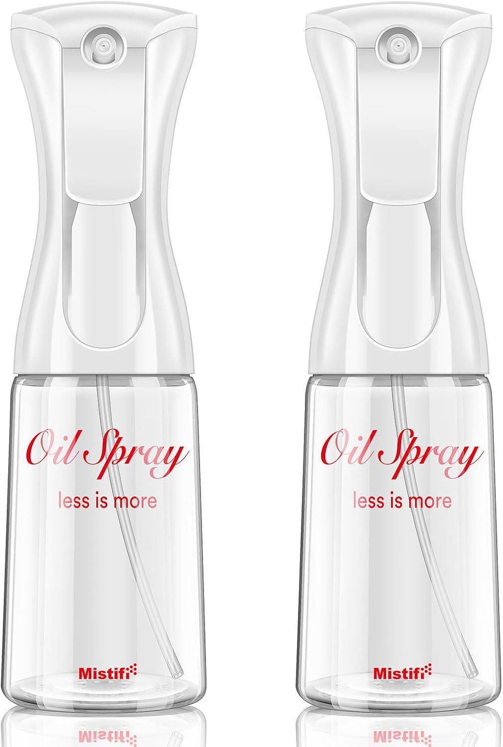 Oliver Oil Sprayer for cooking, Spray bottle 6oz, Non-Aerosol Refillable Dispenser Oil Mister PS600 (Set of 2)