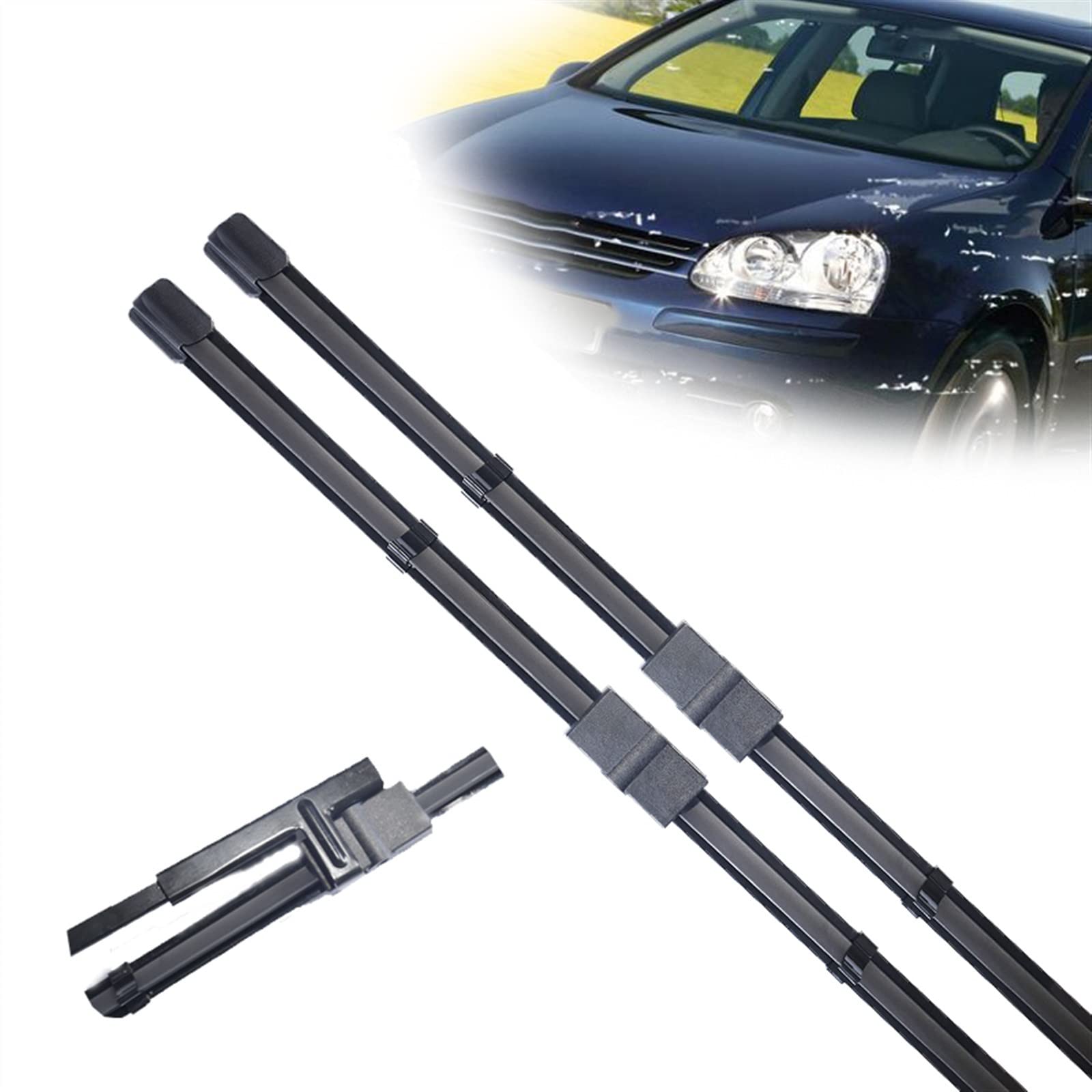 Essuie-glace de voiture avant pour VW Golf 5 sans trace ni bruit