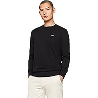 Tommy Jeans Tjm Slim Essential Light Sweater Pullover, Nero (Black)