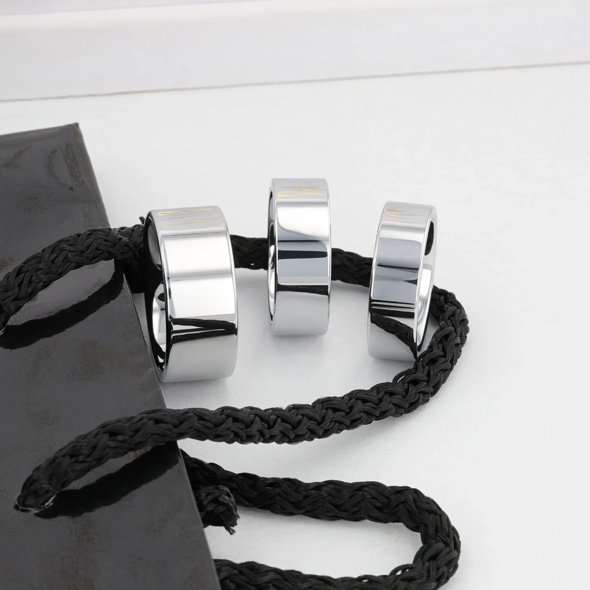 Anillo de boda plano de carburo de tungsteno para hombre, ajuste cómodo pulido, 2 mm, 4 mm, 6 mm, 7 mm, 8 mm, 10 mm, 12 mm de ancho. Nombre del estilo: SPARTAN, metal, no conocido