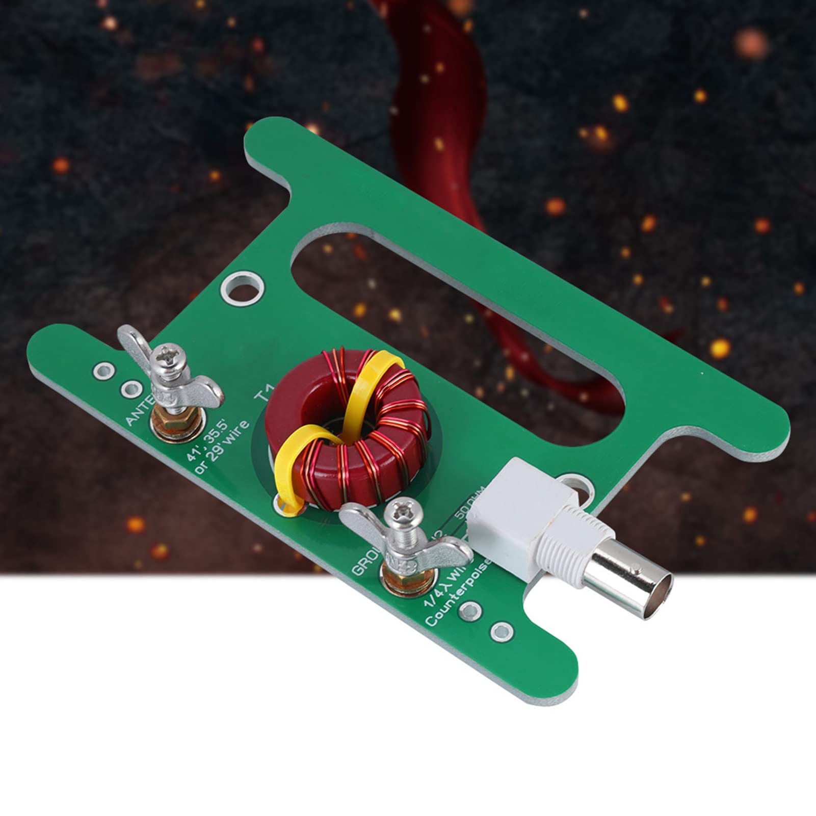 Nutriess 10W Voltage BALUN 9.1 Portable Balance Unbalance with BNC Interface for UNUNTENNA