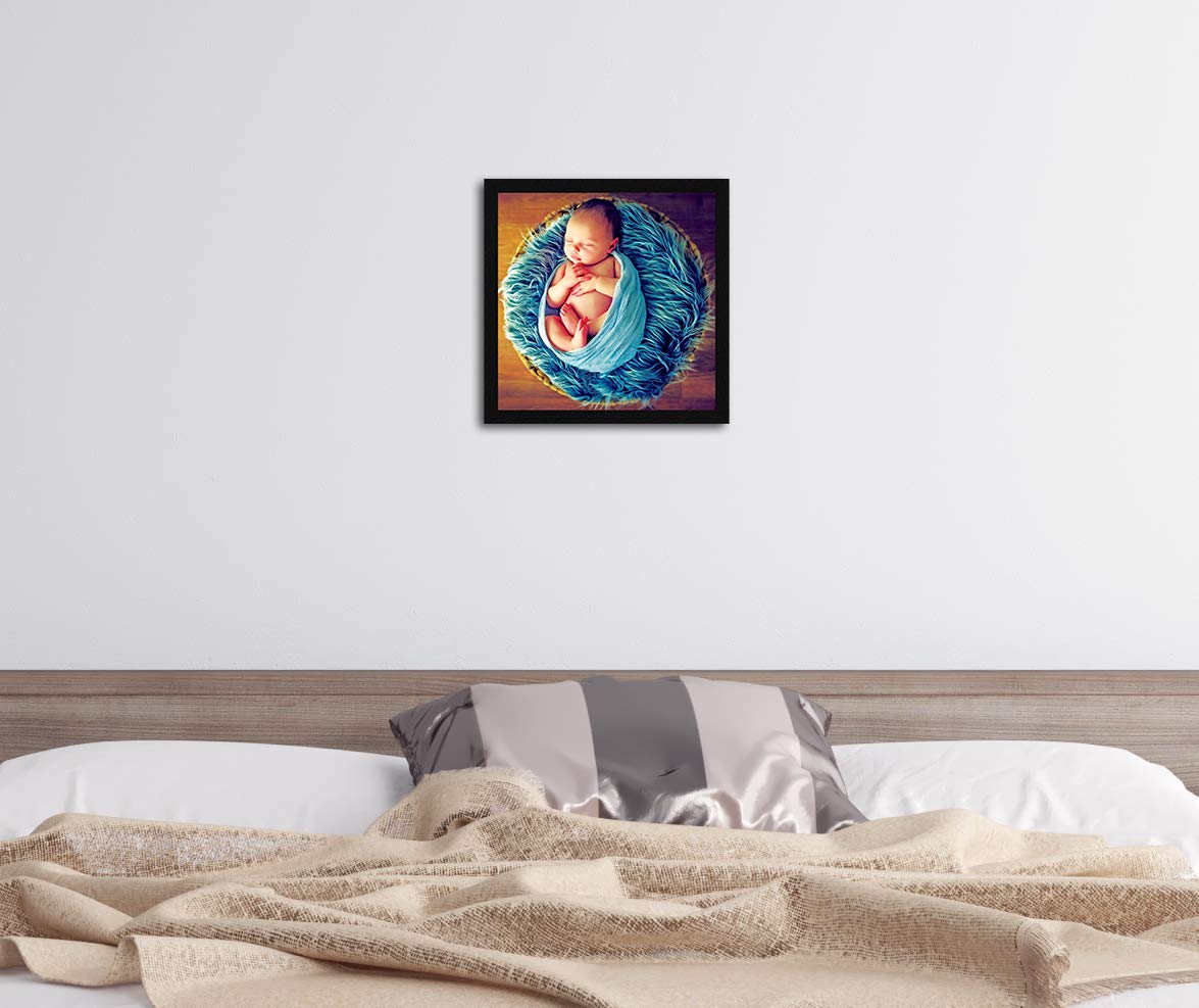 ArtX Paper Baby Picture Wall Art Painting, Multicolor, Baby, 13X13