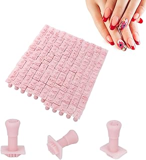 Kit de estampagem de arte de unhas 3D com padrão 192, estampar arte em unhas, ferramentas de estampagem de manicure - DIY criativo arte de unhas ferramenta de manicure para salão de beleza doméstico