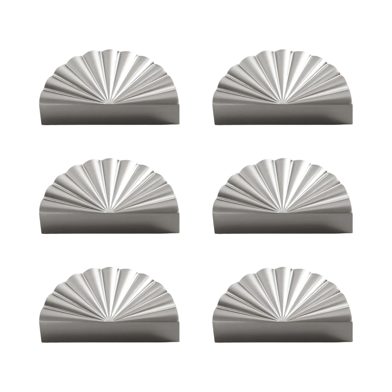 Zbiianxer 76Mm Brushed 6Pcs Zincs Alloys Drawer Handles Furniture Knobs Stylish Drawer Pulls For House Enhancement Home Improvement Hardwares