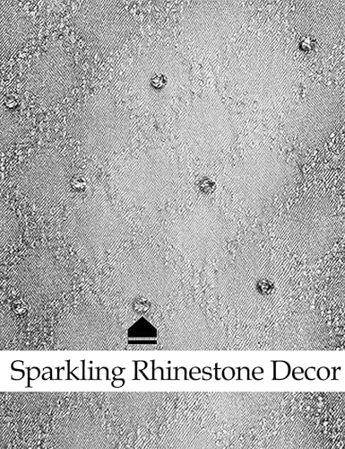 Men's Slim Fit Jeans Rhinestone Skinny Stacked Straight Leg Stretch Fit Stylish Denim Pants Y2K Vintage Grunge Hip Hop Pants3