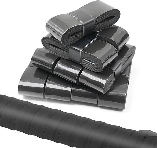 Miniatura 7 de Cinta de agarre con mango de raqueta de tenis para absorción de sudor, dispersión de golpes y adherencia, paquete de 10