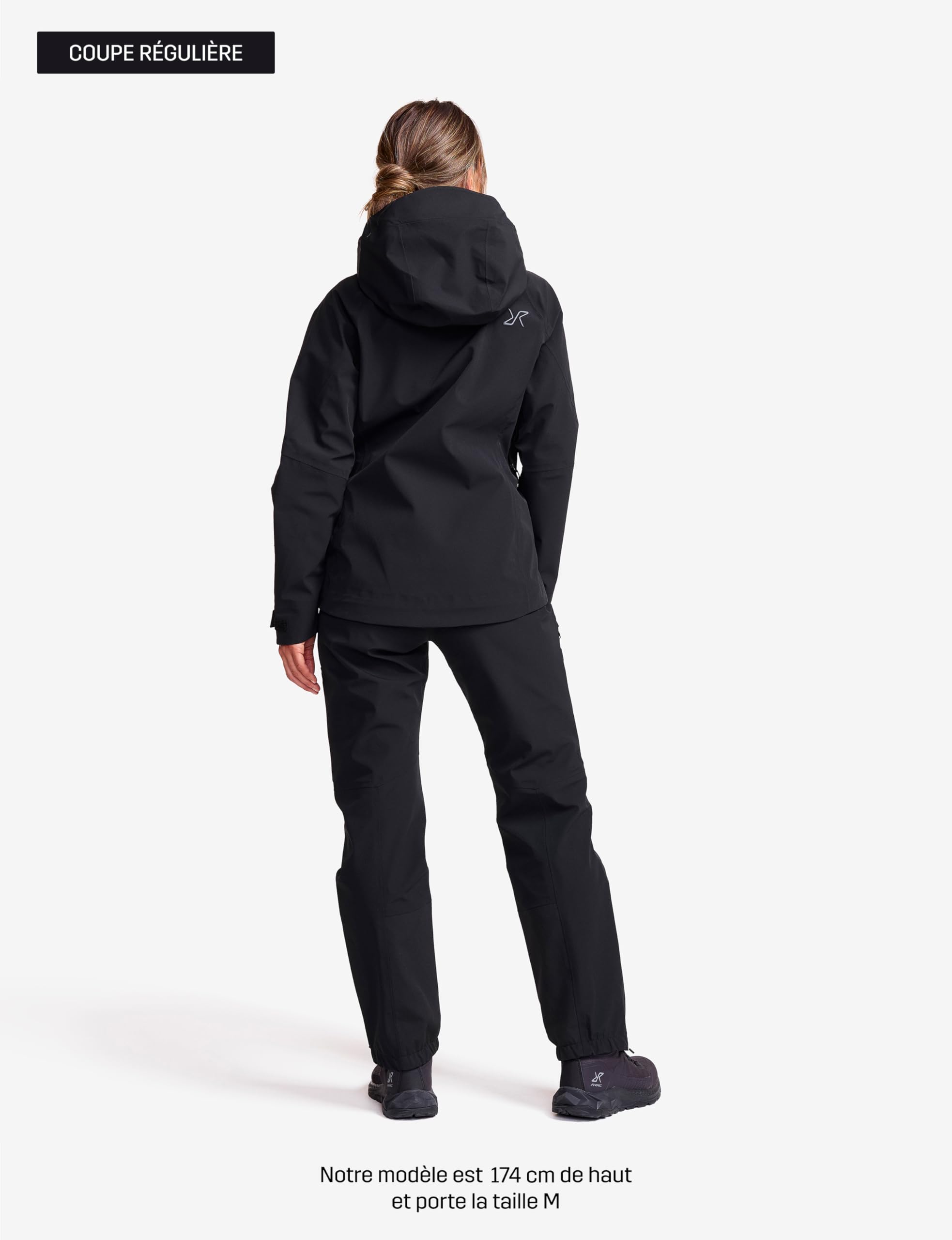 RevolutionRace Cyclone 3L Shell Jacket pour Femme, Veste Imperméable avec Réflecteurs Recco pour la Randonnée