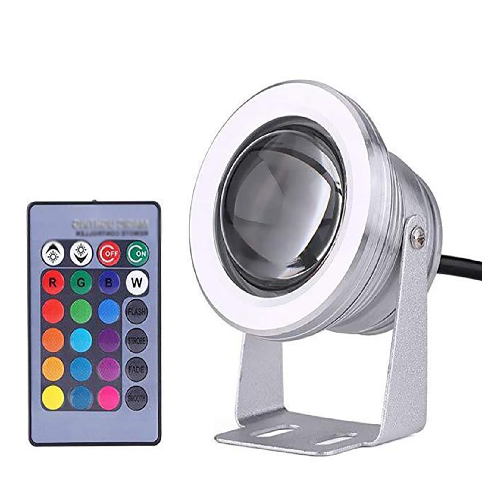 Projecteur LED à faisceau lumineux étanche pour éclairer un étang ou une cascade de jardin