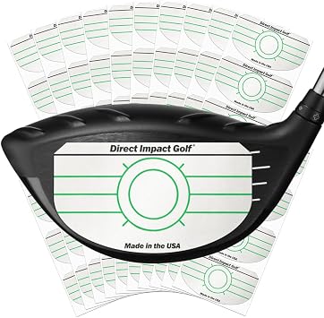 Direct Impact Golf Ultra-Thin Tape 200 Driver Labels