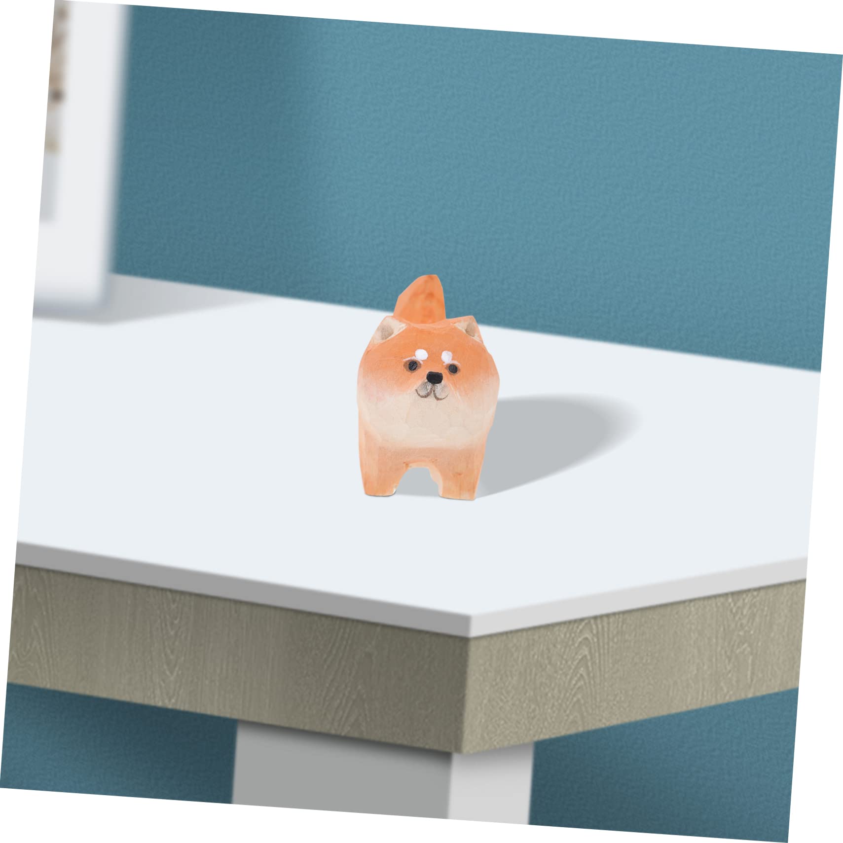 Puppy Topper żyrafa ozdoby ozdoba mała urna zwierzęta Home Decor tort urodzinowy średnie dla psów smycze dla psów drewno