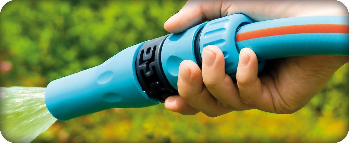 Cellfast Adjustable Hose Nozzle Ideal 1", ABS/PP Plastics, Non-Gradual Water Flow Regulation, Strong Jet to Delicate Mist, 57-102, Multicolour, 0.14 x 0.14 x 0.1 cm