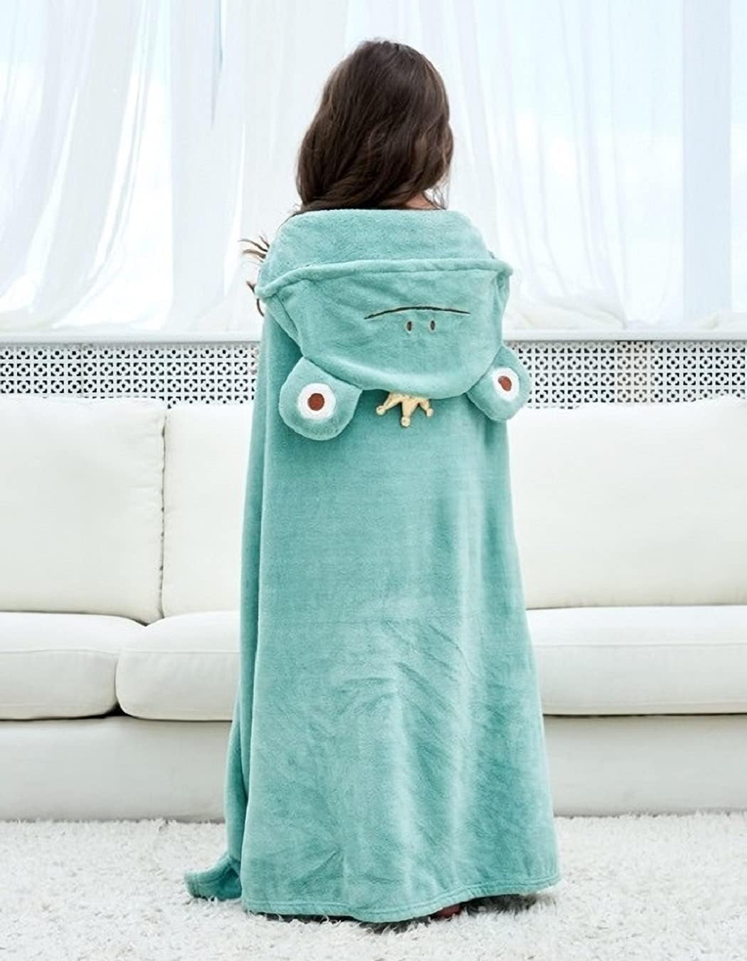 Fayscingo Baby Hooded Bath Towel Swaddle Blanket Extra Large Infant Toddler Soft Warm Absorbent Swimming Shower Poncho Towel for Boys and Girls - Image 4