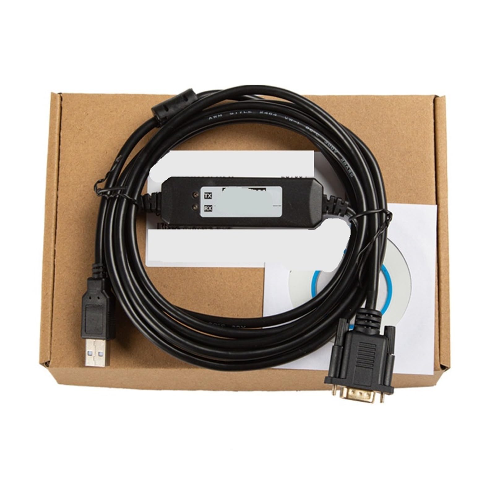 Cable de programación de PLC serie L40, cable USB de datos para descarga y depuración 5