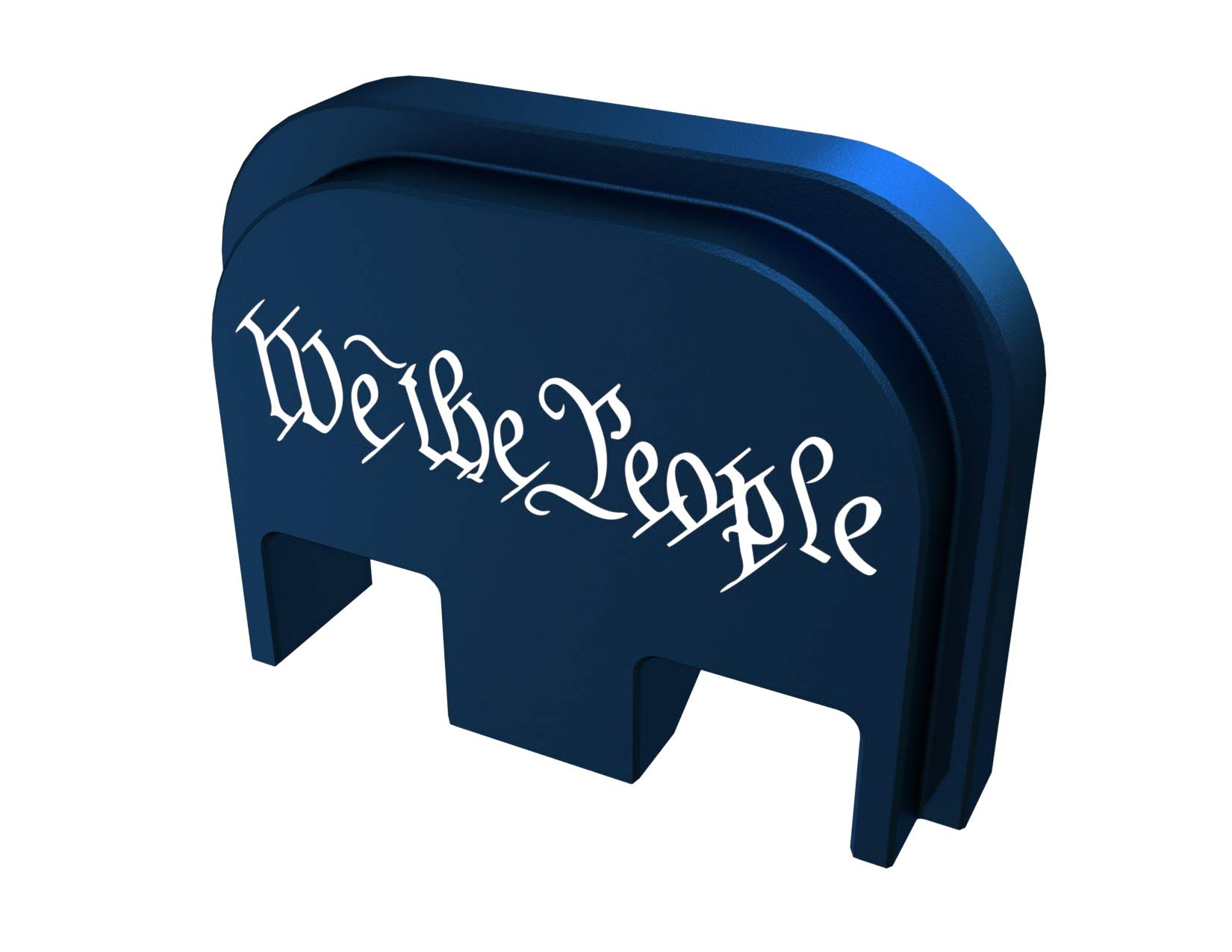 3D Aluminum Rear Cover Slide Back Plate for 9mm/.40 Springfield XD-S and XDS MOD.2 Accessories, Black Skull Red Eyes