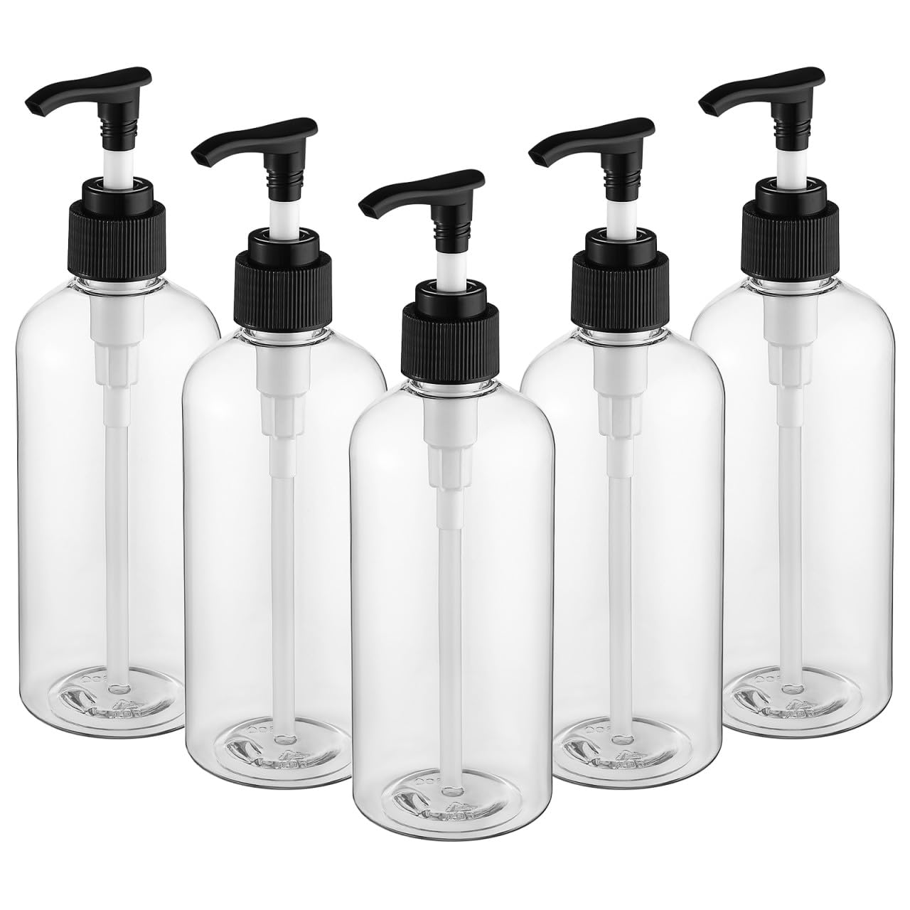 Amazon｜NUOLUX ポンプボトル 300ML シャンプー ボトル 透明 持ち運び