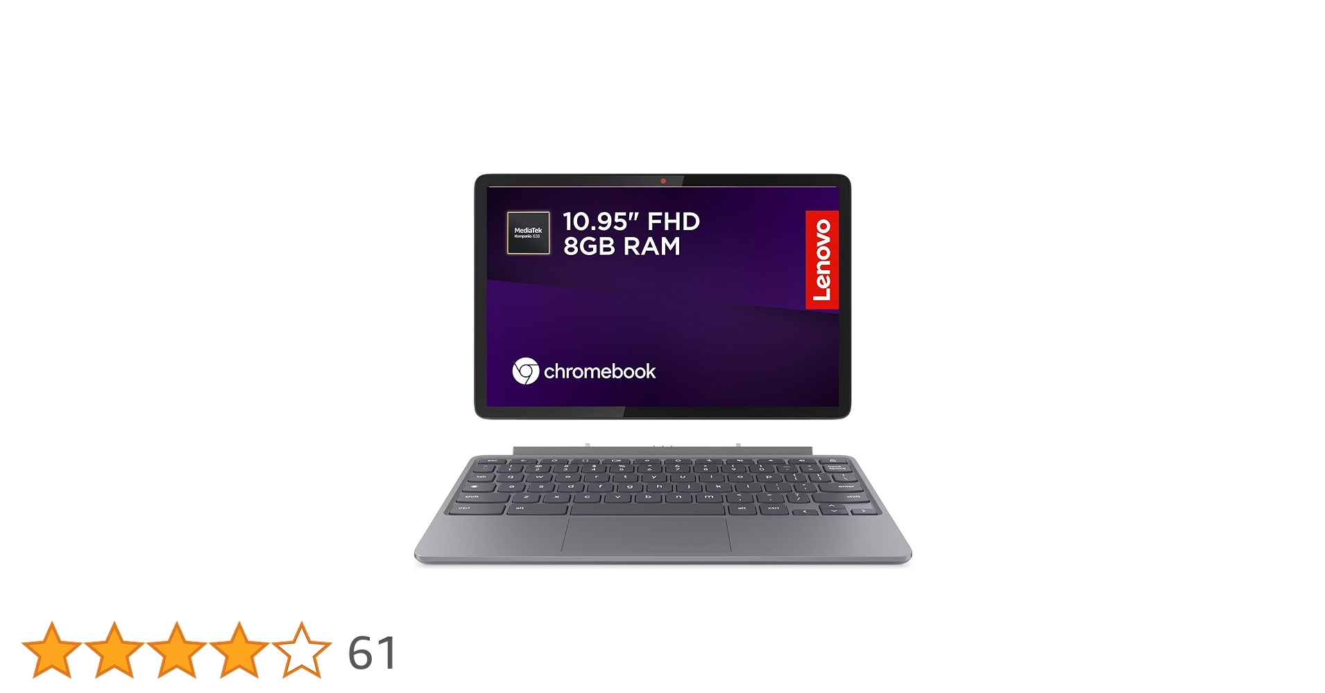 Lenovo IdeaPad Chromebook Duet | 11 Inch FHD+ 1200p Laptop