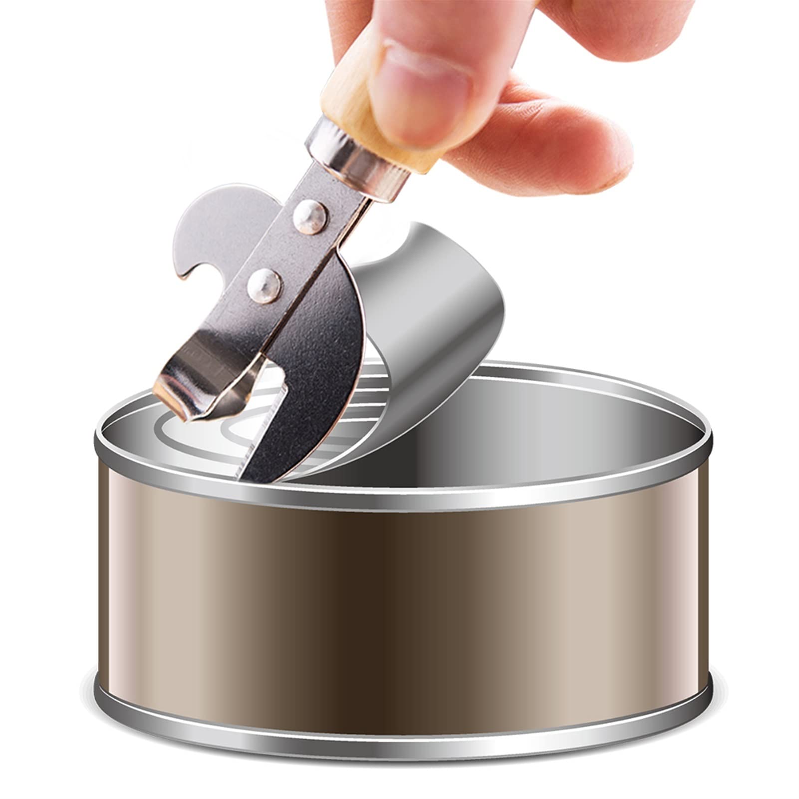 Apriscatole Apriscatole, apriscatole manuali, accessori da cucina, utensili, apriscatole, gadget multifunzionali