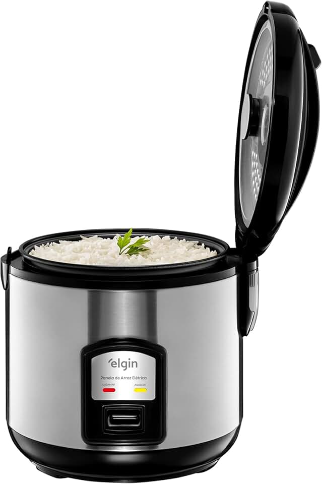 Panela de Arroz Elétrica Elgin Capacidade 5 Xícaras 1 Litro 400W 220V