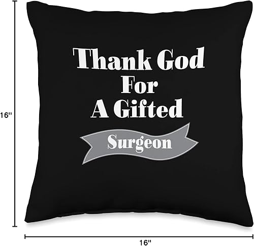 Miniatura 4 de Thank You Doctor Appreciation - Almohada de recuperación poscirugía, 16 x 16 pulgadas, multicolor