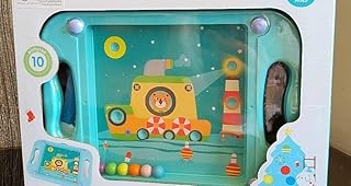 لعبة لتطوير مهارات أطفالنا وتعليمهم التركيز والصبر. إنها لوحة مصنوعة من مواد ممتازة مع 6 كرات ملونة. تأتي مع 10 بطاقات جذابة للغاية