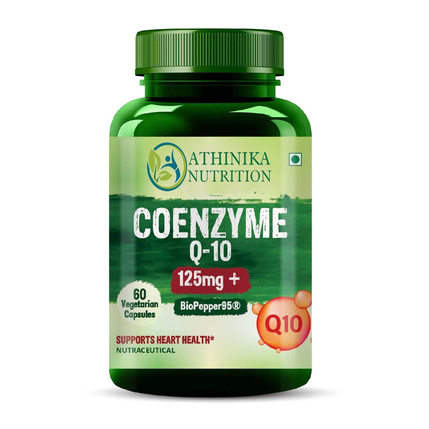 CoQ10-125mg With BioPepper - 5mg, COENZYME Q-10 125mg Supplement | High Absorption I Highest Strength CoQ10 In Single Capsule I For Men And Women - 60 Veg Capsules-picture-23