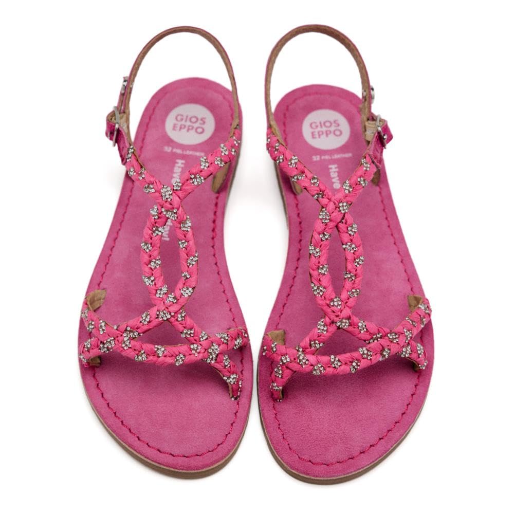 GIOSEPPO WENHAM, Flat Sandals, Fuxia, 39 EU, Fuchsia, 6 UK