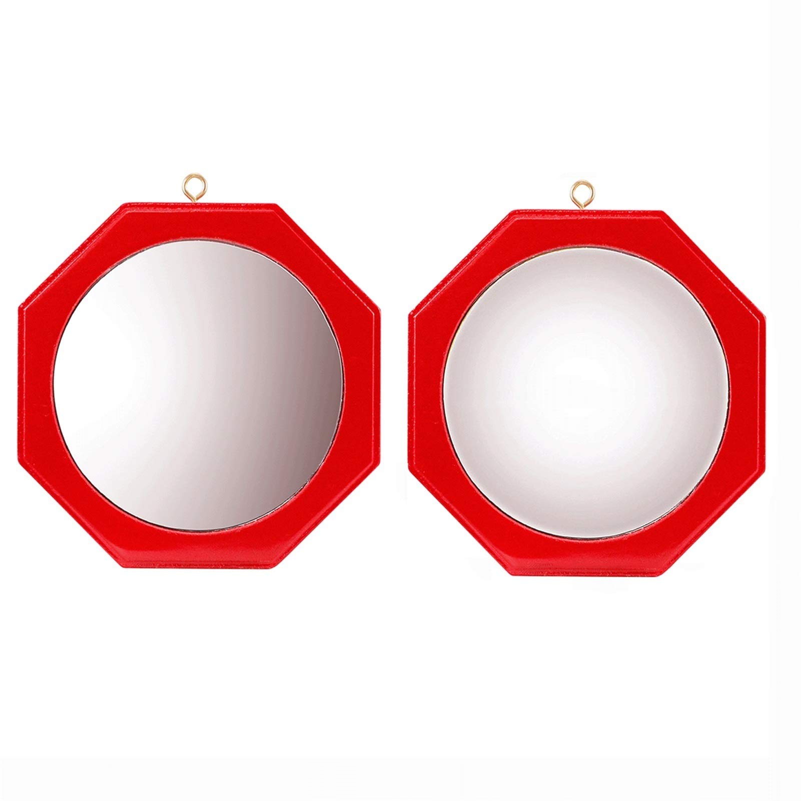 HDBCYUAZ 4.9Inch Feng Shui Chinese Bagua Mirror ，One Concave and One Convex for Home Protection