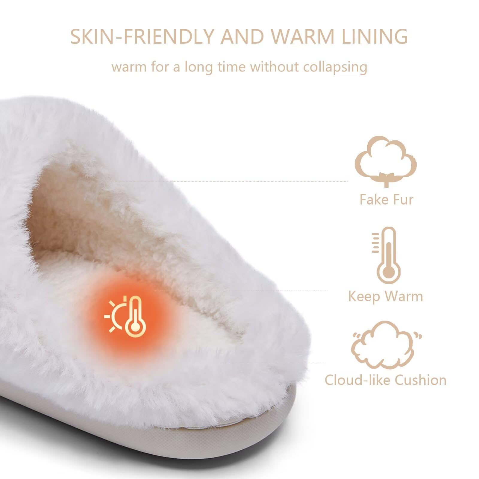 Pantuflas para niños, pantuflas para niñas, zapatos de casa de | Espuma viscoelástica, cómoda, similar a la lana, forro polar de felpa, sin cordones, antideslizante