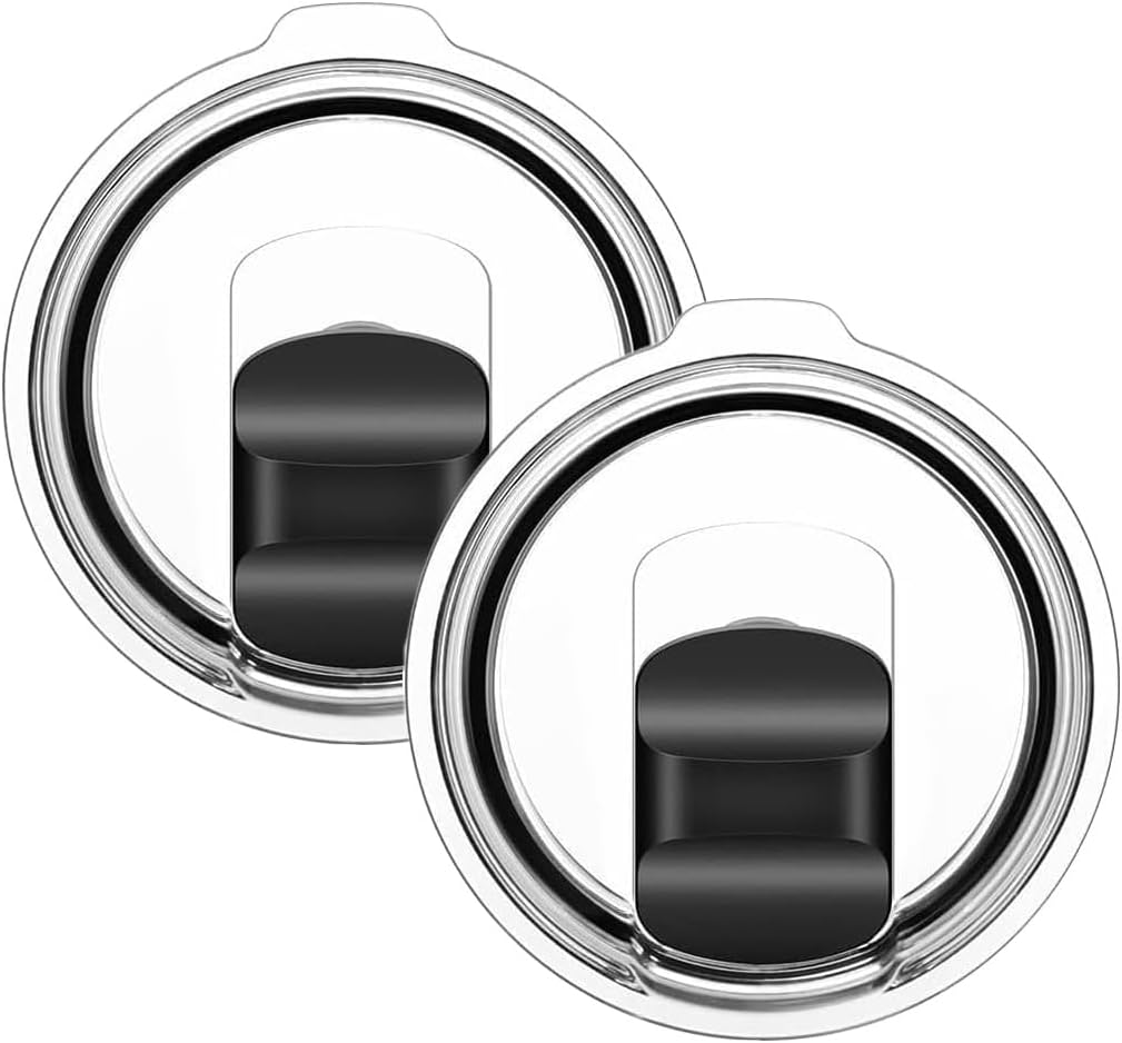 2-PCS Spill-Resistant Lids with Magnetic Closure
