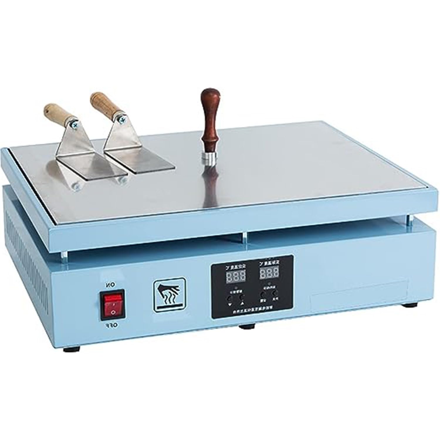 GYKOZY Cellophane Wrapping Machine, Overwrapping Machine for Desktop Use, Suitable for Perfume, Cosmetics, Poker Boxes, and Chemical Experiments (Blue)
