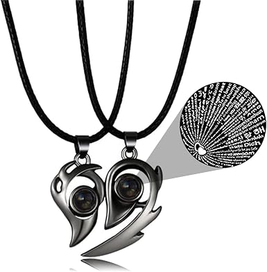 Magnetic Necklace for Couples I Love 