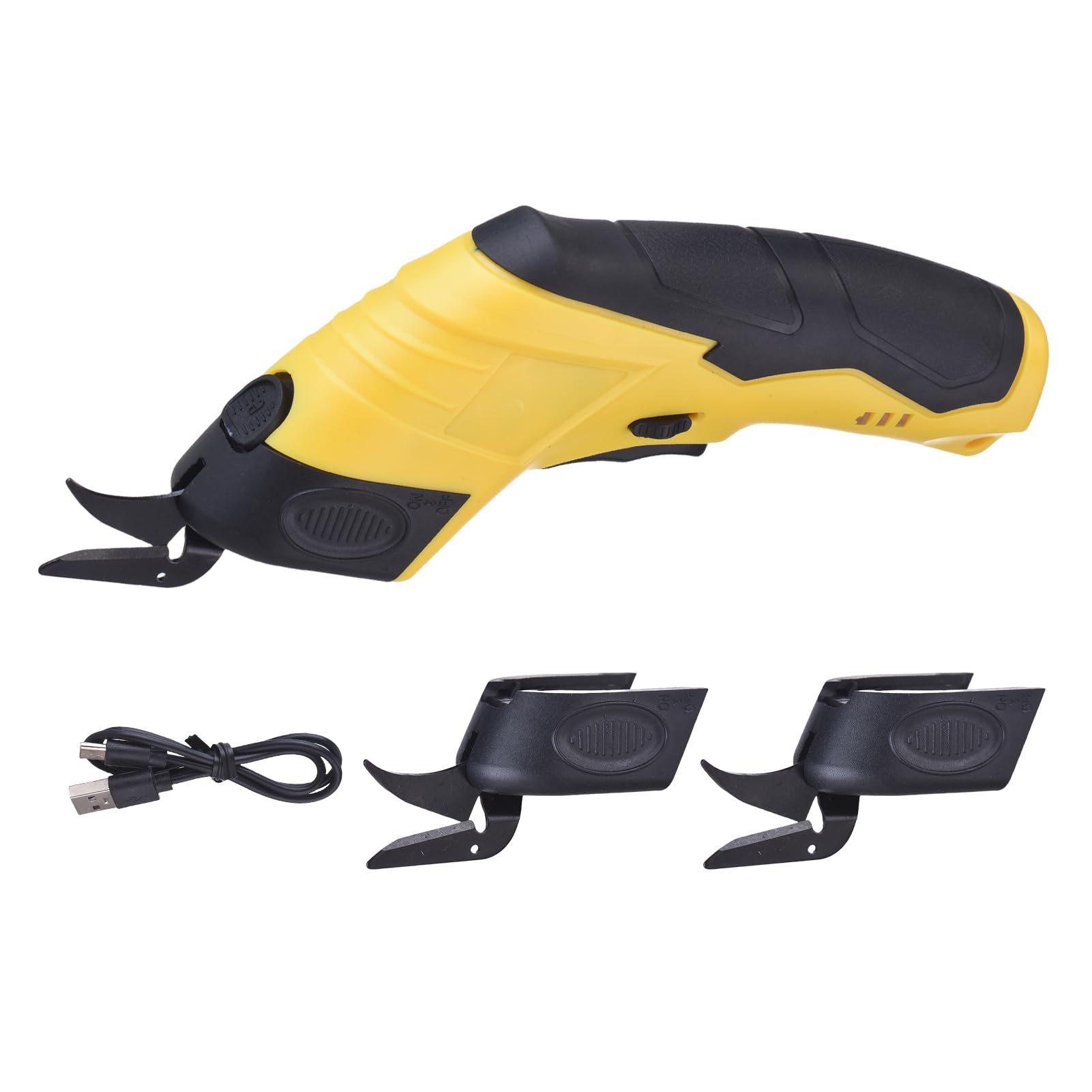 Ciseaux électriques coupe-cuir rechargeable 4,2 V pour tissu rigide et carton