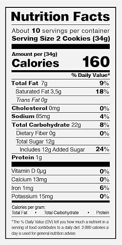 Miniatura 8 de Tru Blu Galletas de especias de canela con sabor a queso crema, sin ingredientes artificiales, sin jarabe de maíz de alta fructosa, fabricadas en