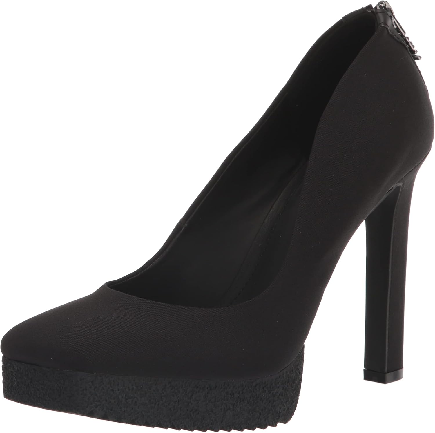 DKNY Women's Slip-on Nylon Classic Pump, Black, 5.5