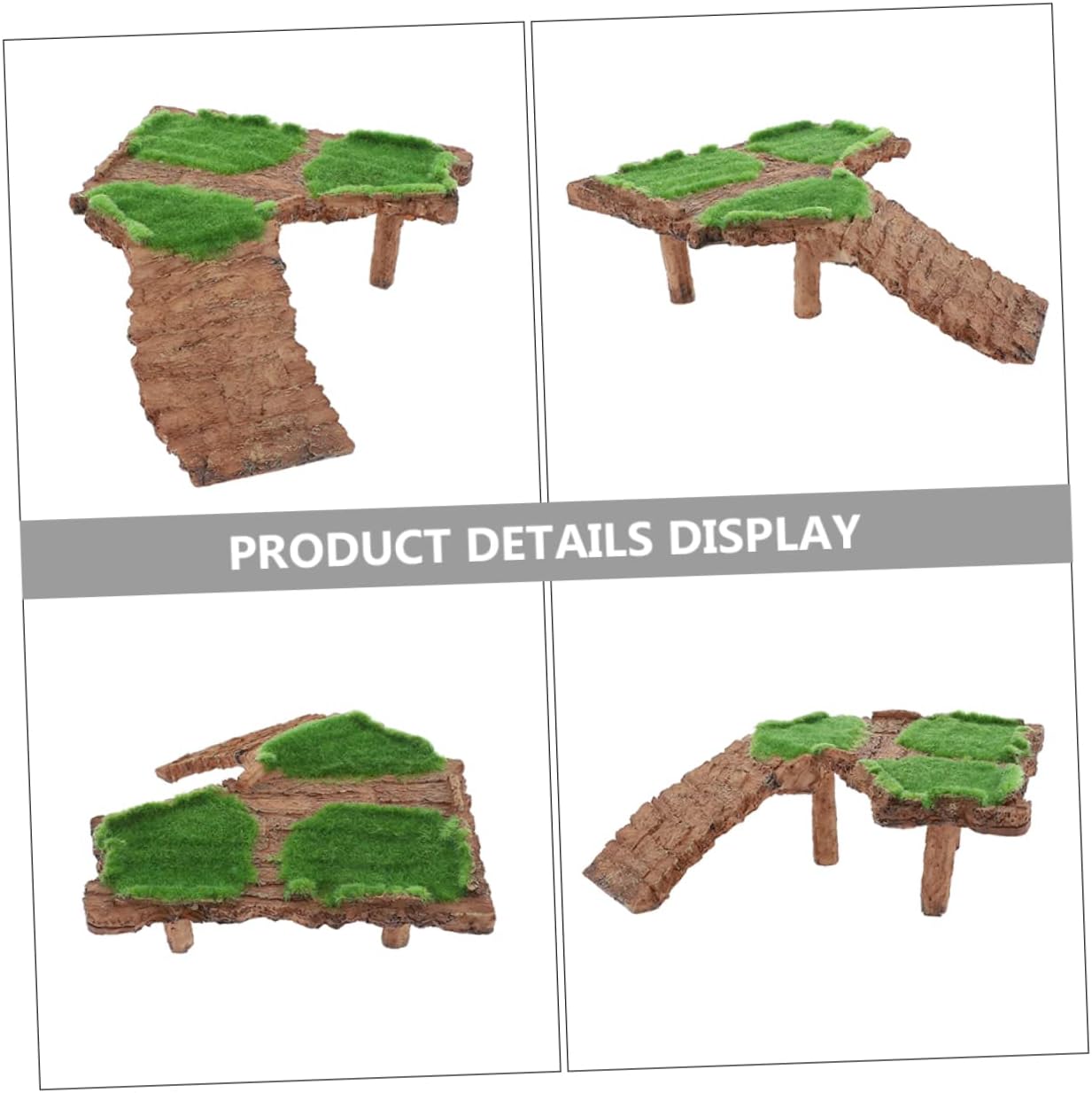 Resin Turtle Basking Platform with Climbing Shelter for Reptile