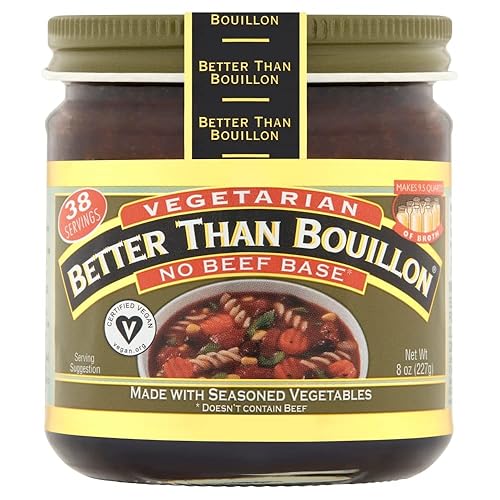 Better Than Bouillon - Sazonador vegetariano sin base de carne asada, 8 onzas