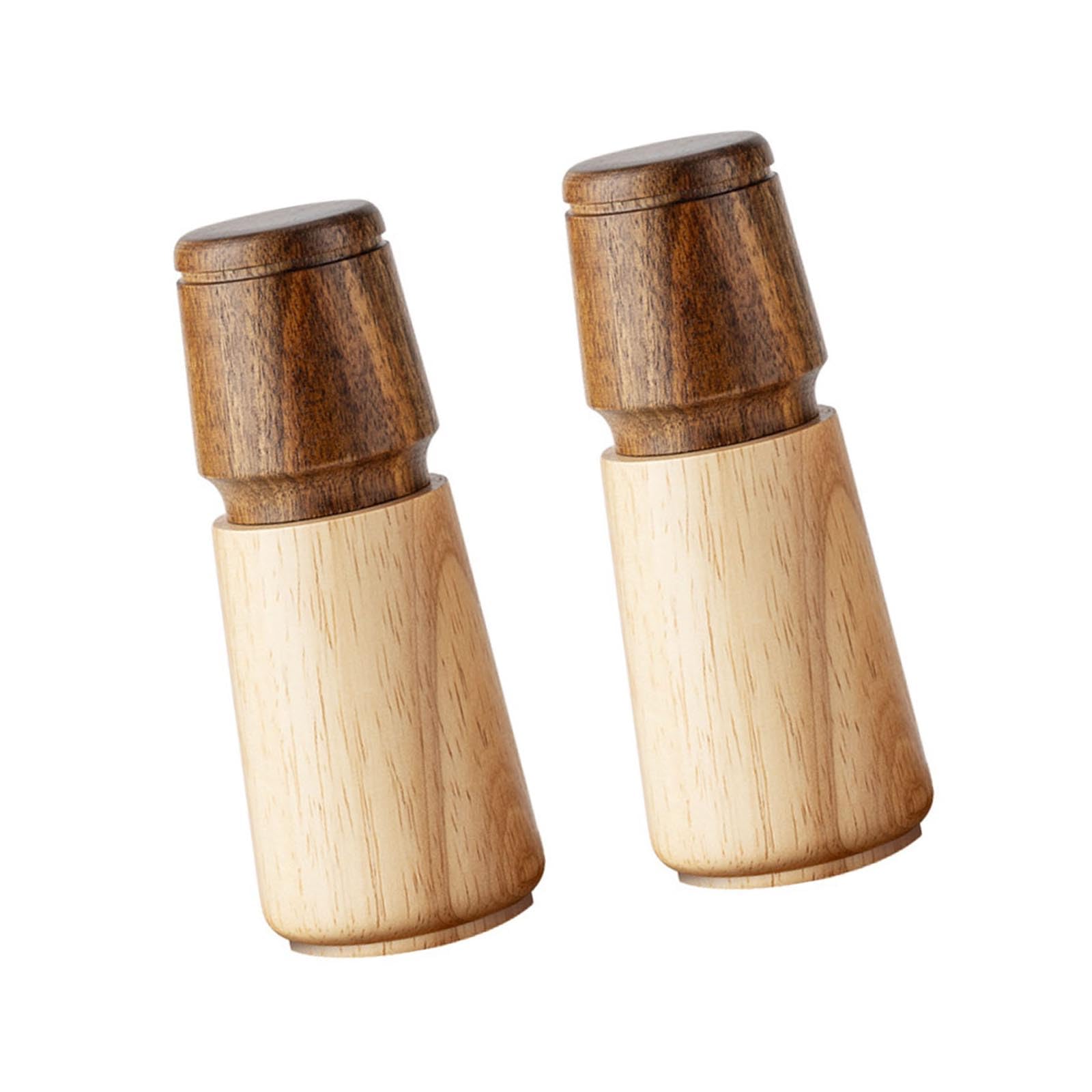 Tsophreniq Wood Salt and Spices Grinder Set Mill with Adjustable Ceramic Grinder for Cooking Enthusiasts Peppers Mill